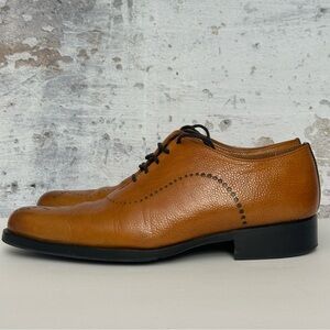 JOHN FLUEVOG Twin Turbine 61 William Street Simple Brogue Oxfords - Tan